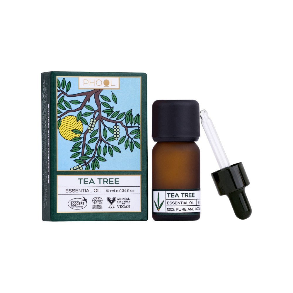 Phool Tea Tree Essential Oil - For skin care and acne control : 10 ml