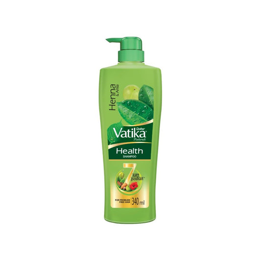 Dabur Vatika Naturals Health Shampoo with Henna & Amla : 340 ml