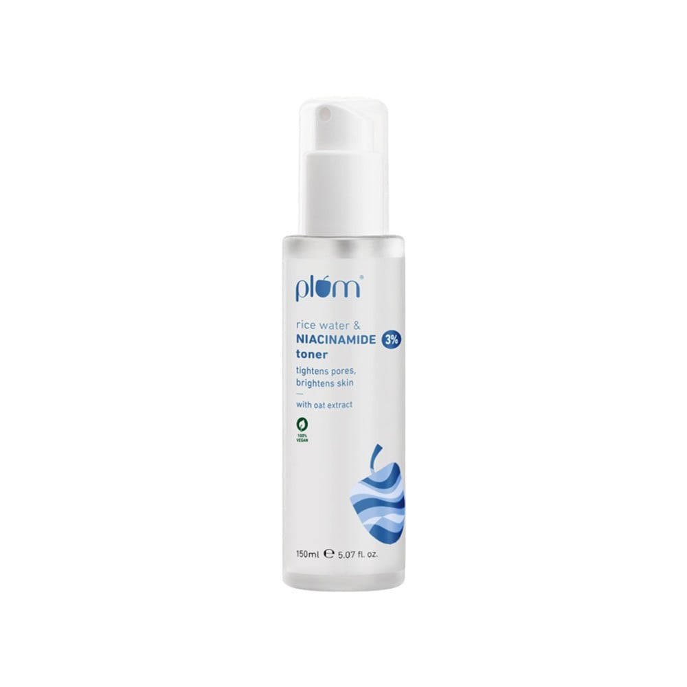 Plum 3% Niacinamide Toner with Rice Water : 150 ml