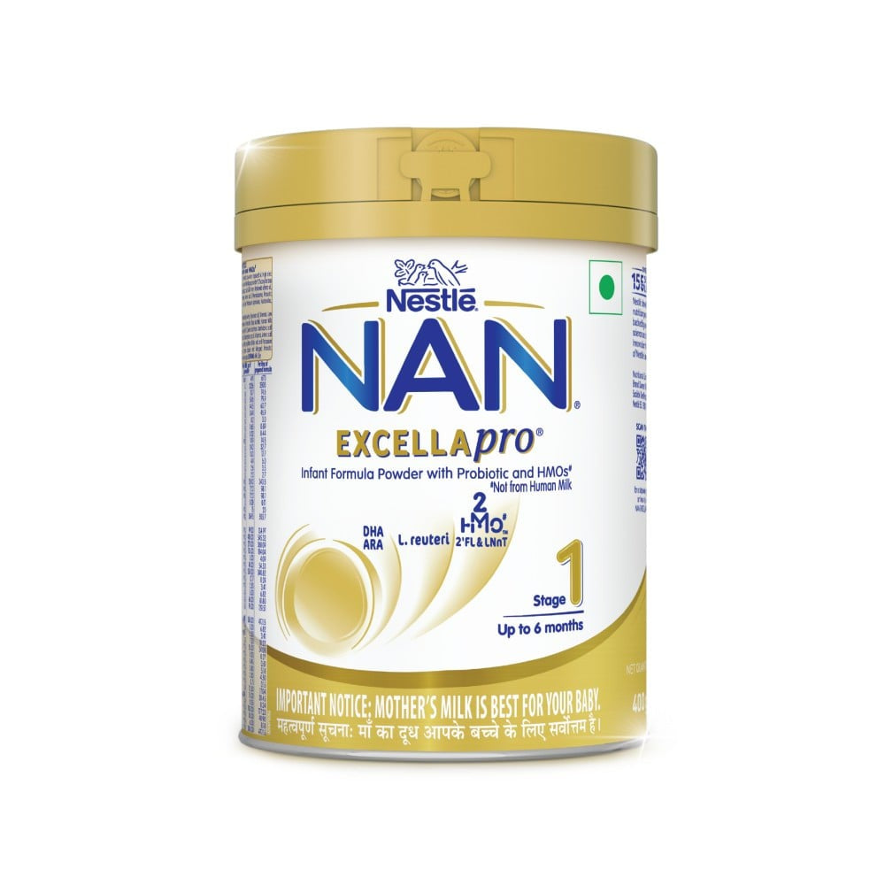 Nestle NAN EXCELLAPRO Stage 1 Infant Formula (0-6 Months) : 400 g