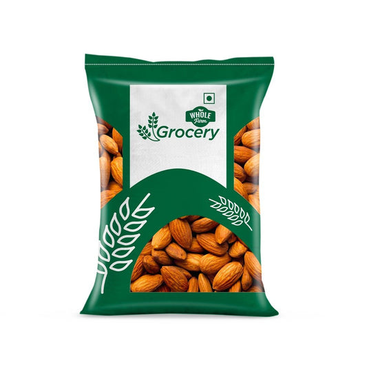 Whole Farm Grocery Almonds (Hara Badam) : 200 g