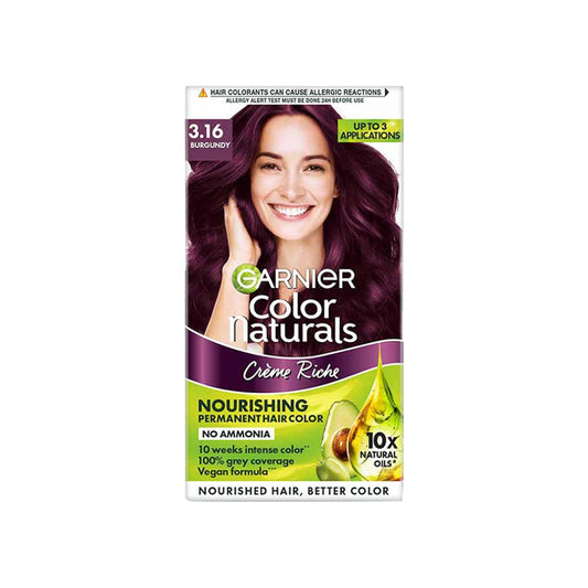 Garnier Color Naturals Nourishing Permanent Hair Colour (Burgundy) : 65 g