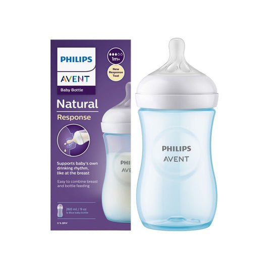Philips Avent Natural Feeding Bottle 1+ Month (Blue) : 1 piece