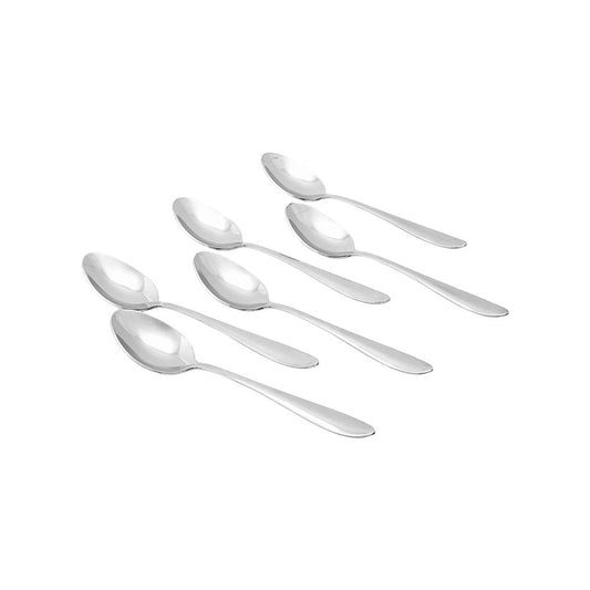 Wonderchef Venice Stainless Steel Spoon Set (6 pcs, Silver) : 1 set (6 pieces)