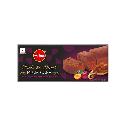Winkies Rich & Moist Plum Cake (Contains Egg) : 140 g