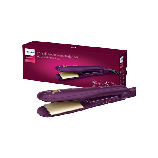 Philips BHS738/00 Kerashine Titanium Wide Plate Hair Straightener (Teal) : 1 unit