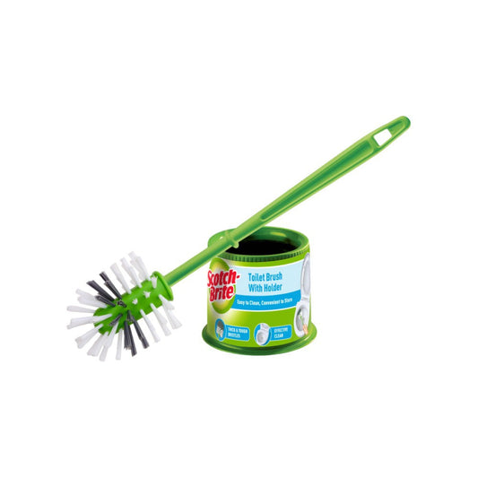 Scotch Brite Toilet Brush (Nylon Bristles, Green) : 1 unit