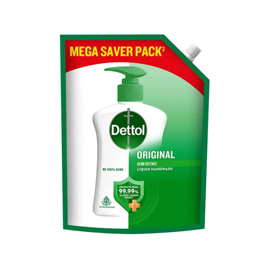 Dettol Liquid Hand Wash Refill Pouch (Original Germ Protection) : 1.35 ltr