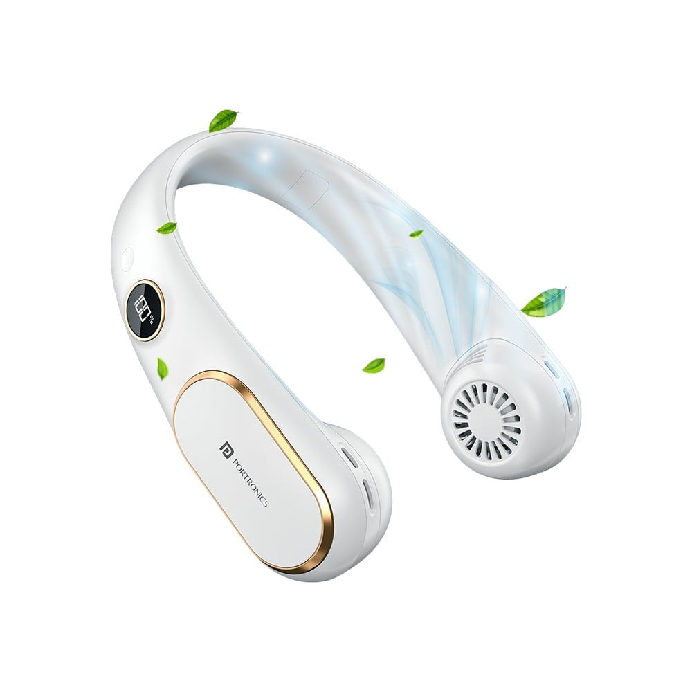 Portronics GoBreeze Portable Fan (White) : 1 unit
