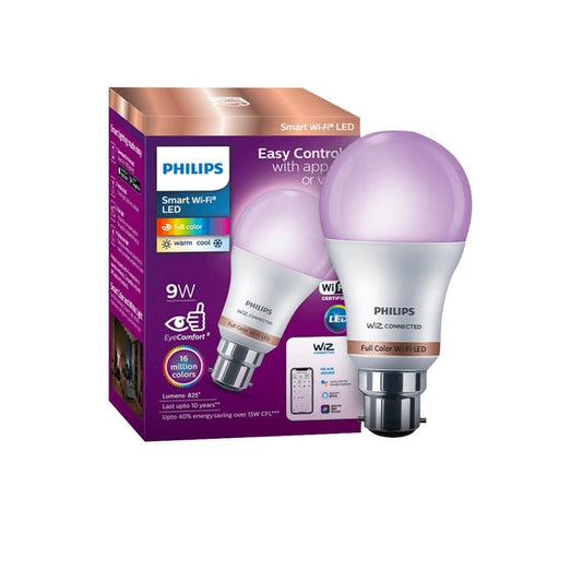 Philips Lighting Wiz Wi-Fi Enabled 9W Smart Bulb (Warm, Cool) : 1 unit