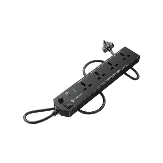 Portronics Power Plate 10 1500W Extension Board (3 m, Black) : 1 piece