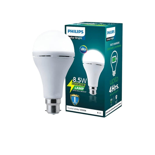 Philips Lighting Rechargeable Inverter 8.5W LED Bulb (Cool Daylight) : 1 unit