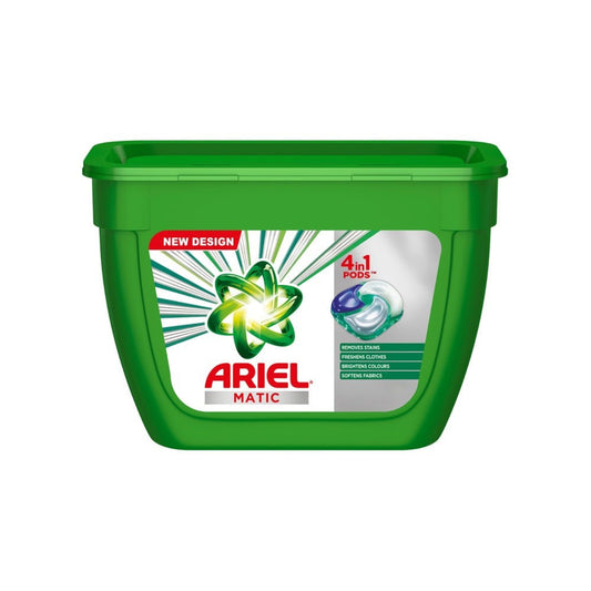 Ariel Matic 4 in 1 Detergent Pods : 18 x 19.85 g
