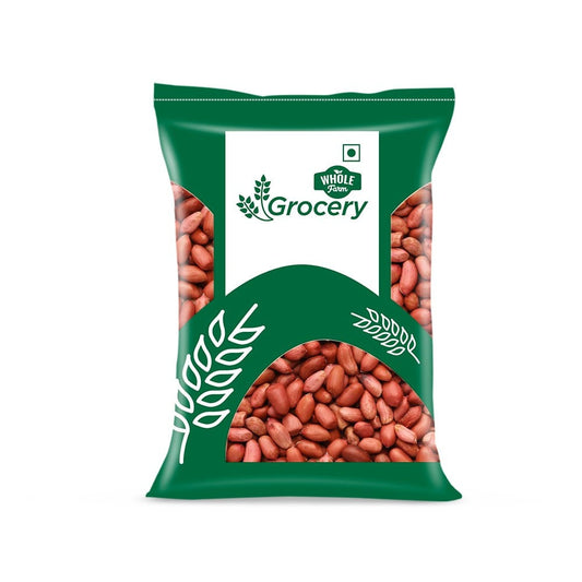 Whole Farm Grocery Raw Peanuts : 500 g