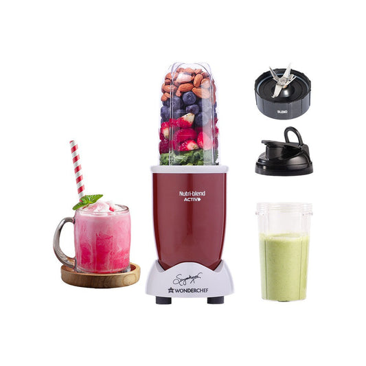 Wonderchef Nutri-blend Activ 500W Smoothie Maker (Red) : 1 unit
