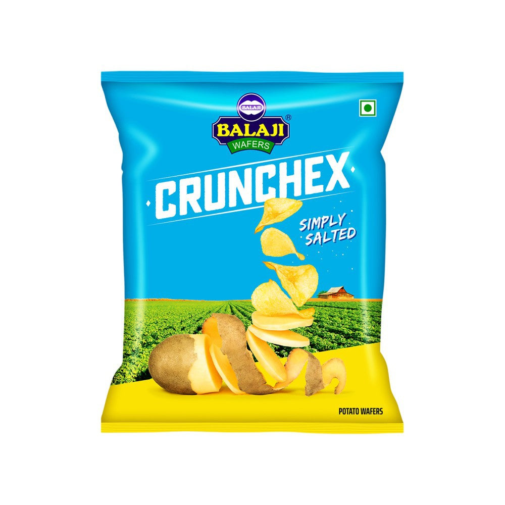 Balaji Crunchex Simply Salted Potato Wafers : 135 g