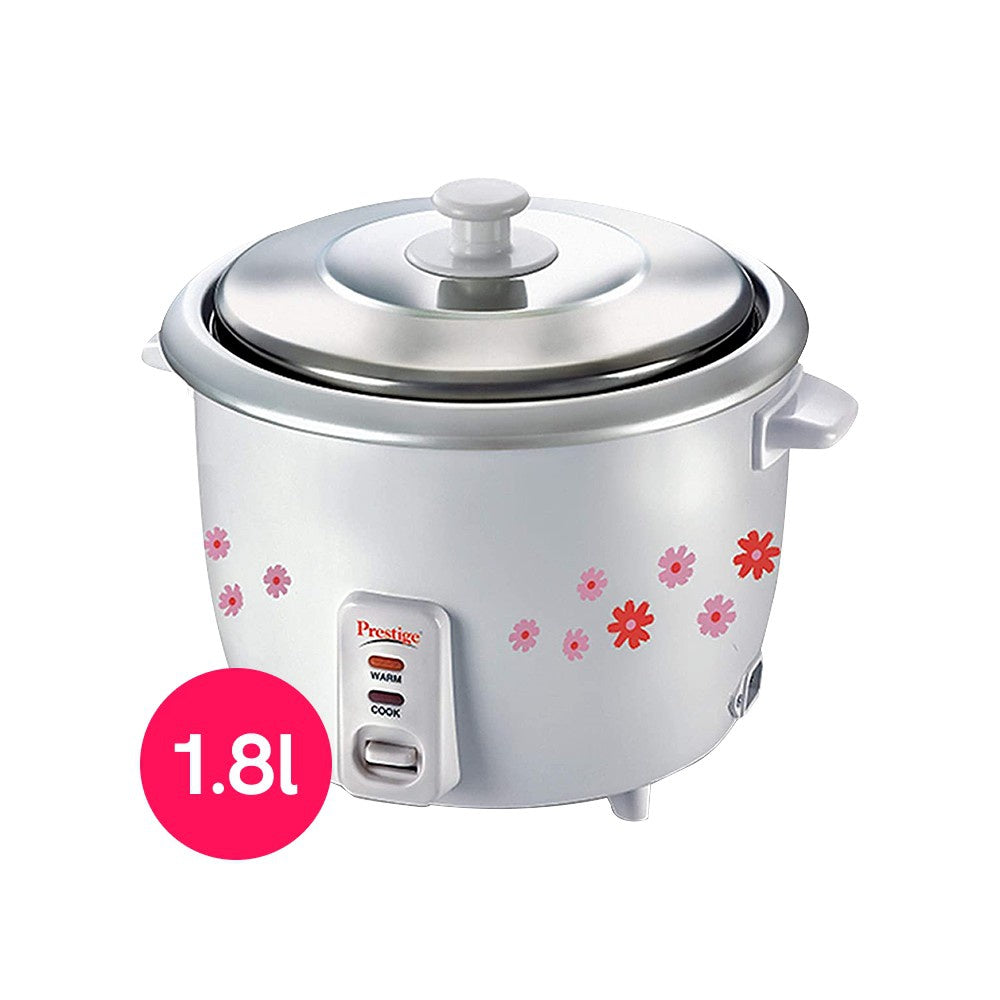 Prestige Electric Rice Cooker (700W, Prwo 1.8-2 Double Pot, White) : 1 unit
