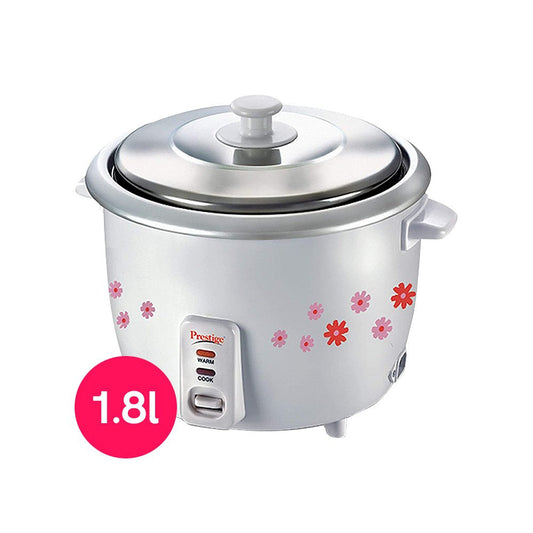 Prestige Electric Rice Cooker (700W, Prwo 1.8-2 Double Pot, White) : 1 unit