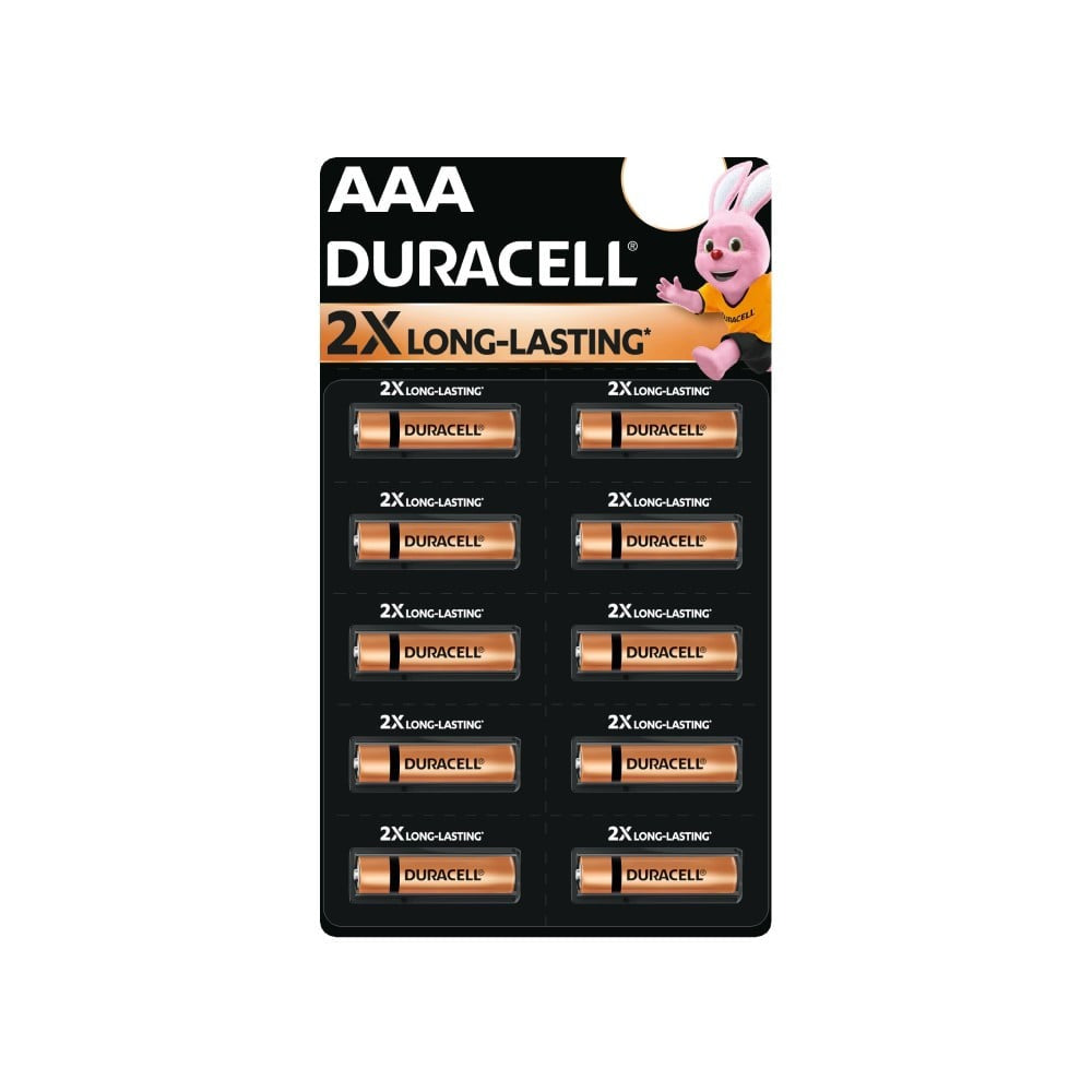 Duracell AAA Alkaline Battery : 1 pack (10 pieces)