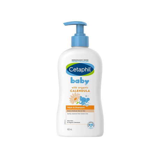 Cetaphil Baby Wash & Shampoo with Organic Calendula : 400 ml