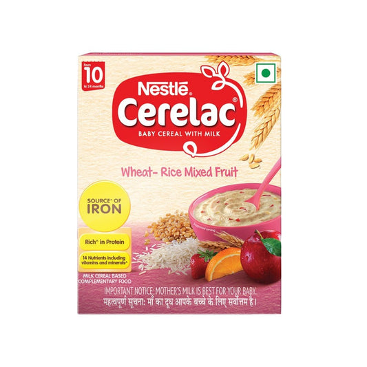 Nestle Cerelac Wheat Rice Mixed Fruit Baby Cereal (from 10 to 24 Months) : 300 g