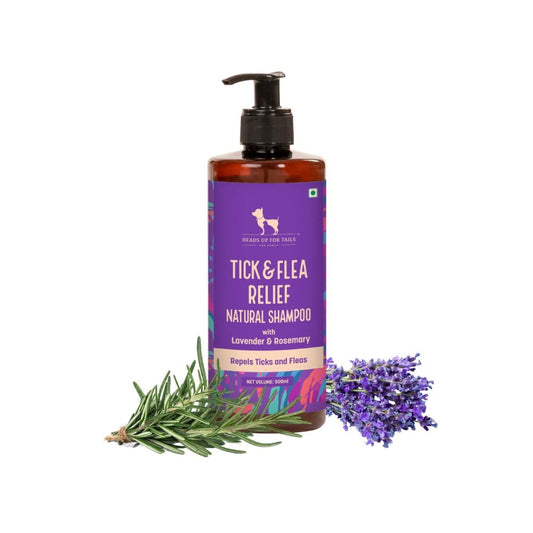 HUFT Tick & Flea Relief Natural Dog Shampoo (For Dogs Over 12 Weeks) : 500 ml