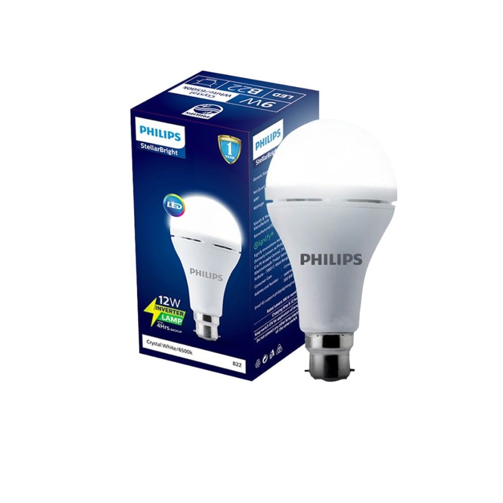 Philips Lighting Rechargeable 12W Inverter Bulb (Cool Daylight) : 1 piece