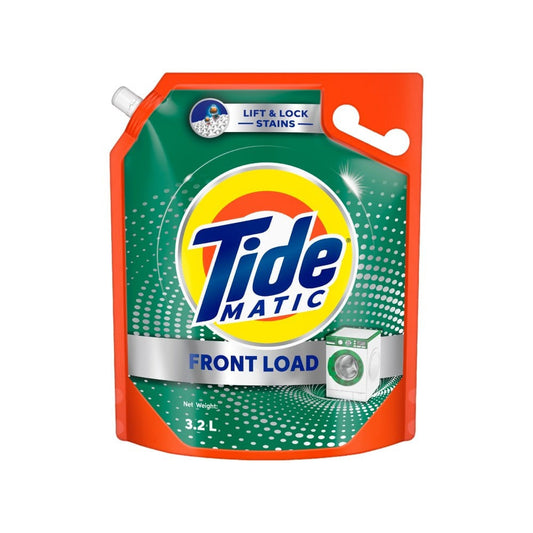 Tide Matic Front Load Liquid Detergent - Front Load : 3.2 ltr