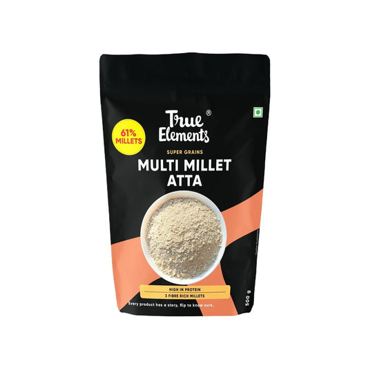 True Elements Multi Millet Atta : 500 g