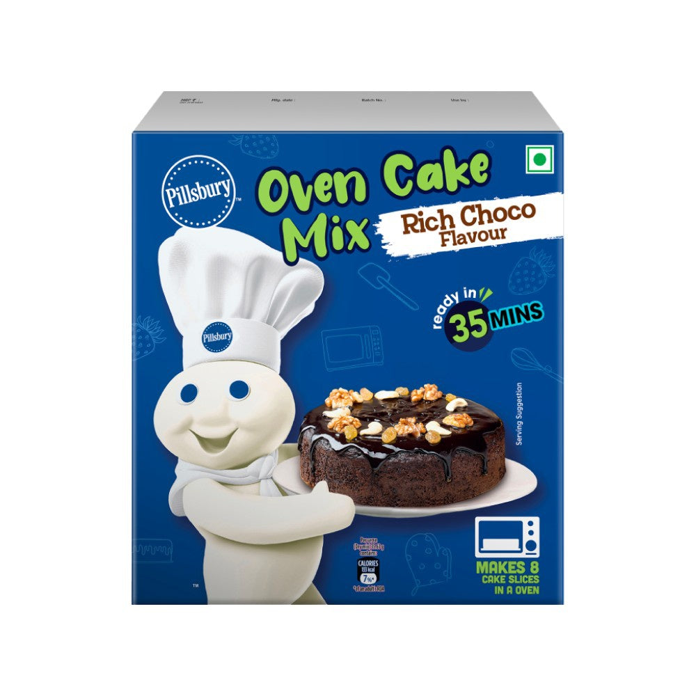 Pillsbury Rich Choco Oven Cake Mix (Egg less) : 270g