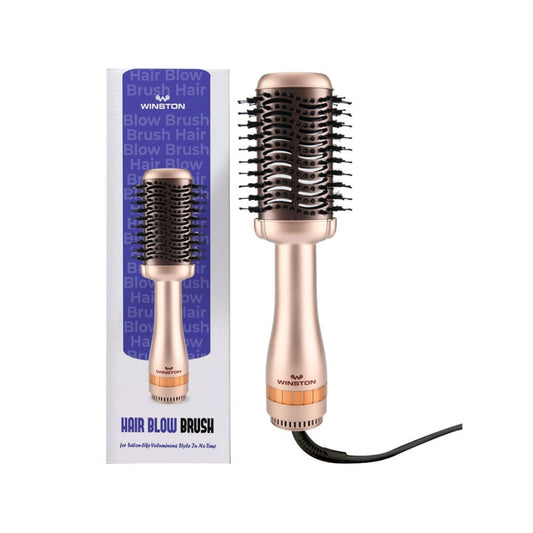 Winston 2-in-1 Hot Blow Brush & Hair Dryer (Golden, 1200 W) : 1 unit