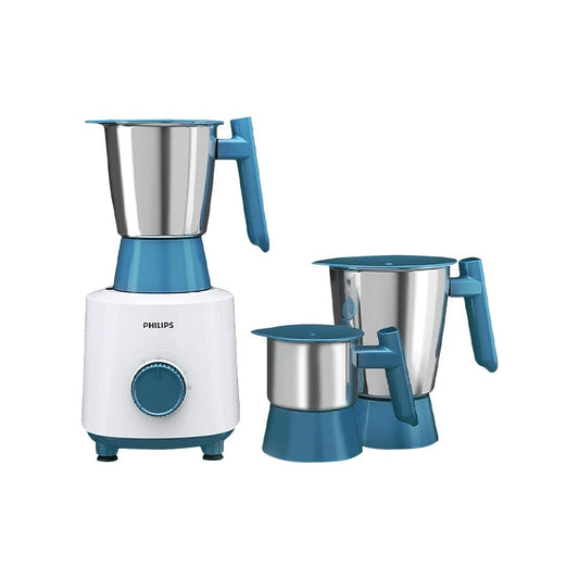 Philips Domestic HL7535/01 500W Juicer Mixer Grinder (Blue & White) : 1 unit