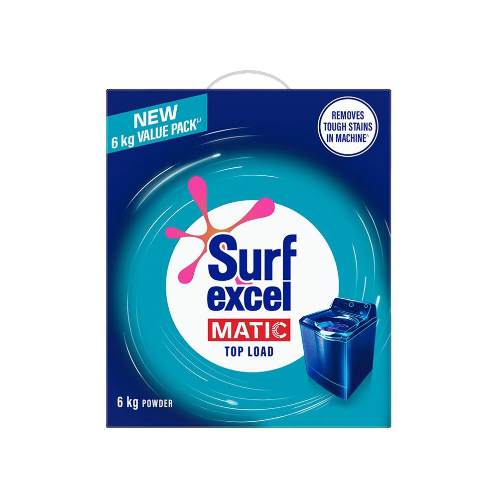 Surf Excel Top Load Detergent Powder : 6 kg