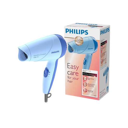Philips HP8100/60 Compact Hair Dryer (Blue, 1000W) : 1 unit