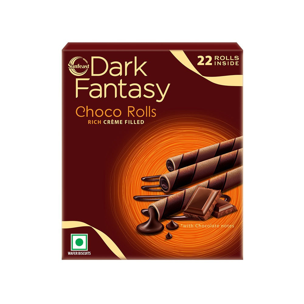 Sunfeast Dark Fantasy Rich Creme Filled Choco Choco Roll : 198 g