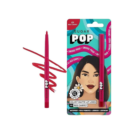 SUGAR POP Velvet Matte Lip Liner (01 Red Carpet) : 0.27 g