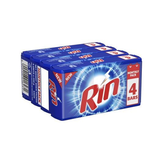 Rin Detergent Bar : 4 x 250 g