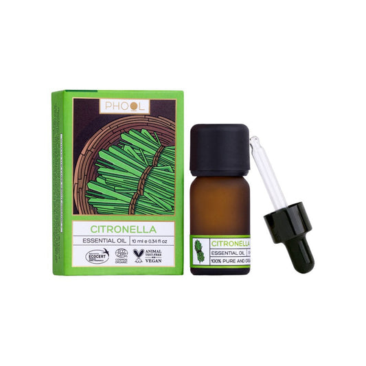 Phool Citronella Essential Oil - Natural Mosquito Repellent : 10 ml