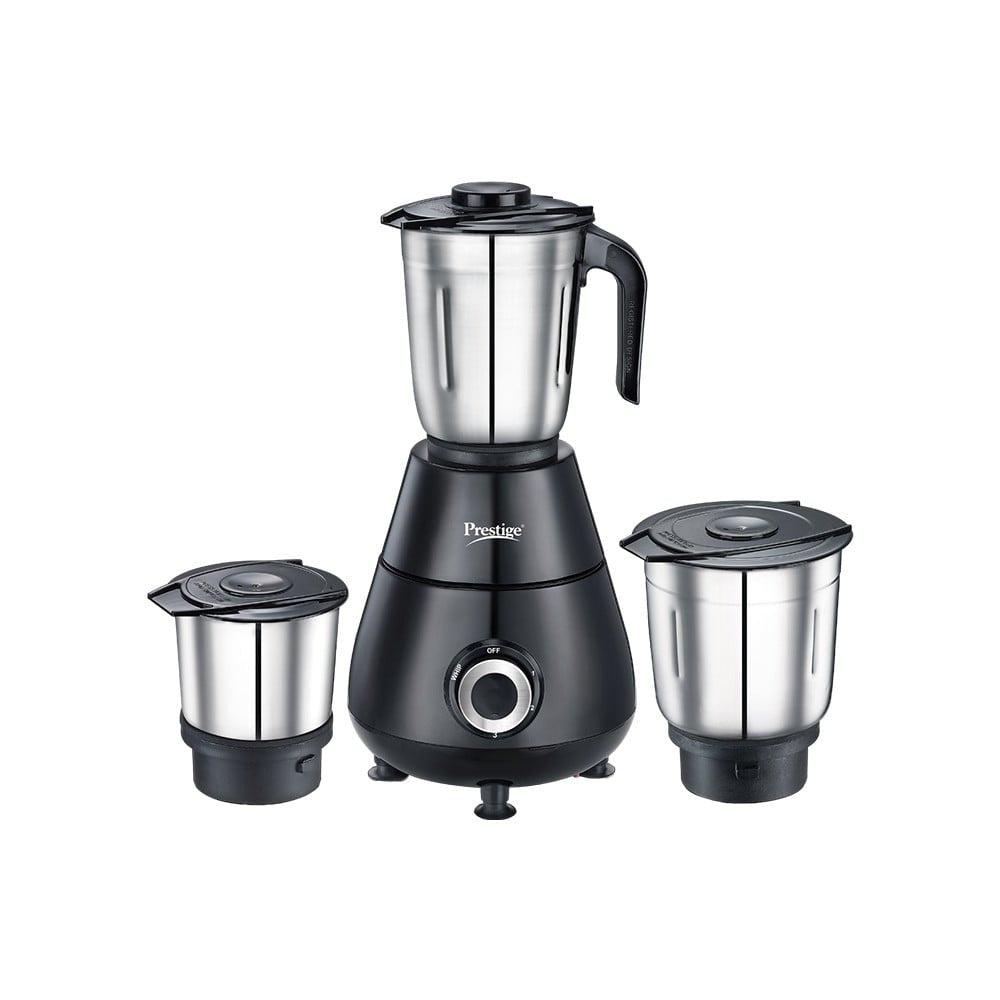 Prestige Apex 3 Jars 500W Mixer Grinder (Black) : 1 unit