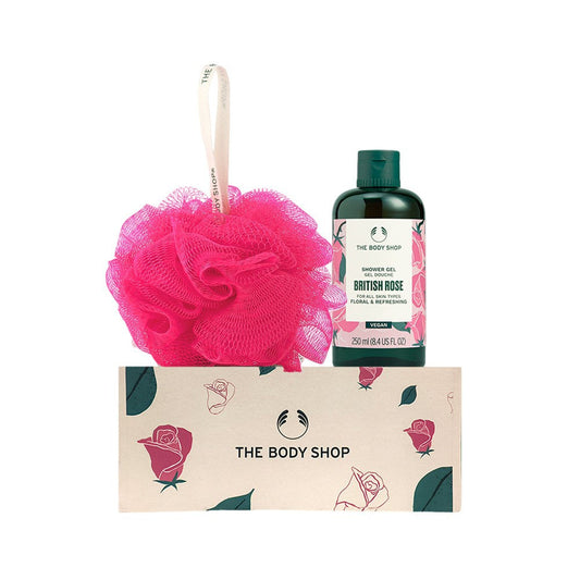 The Body Shop Blooming British Rose Shower Gel Gift Set : 1 set
