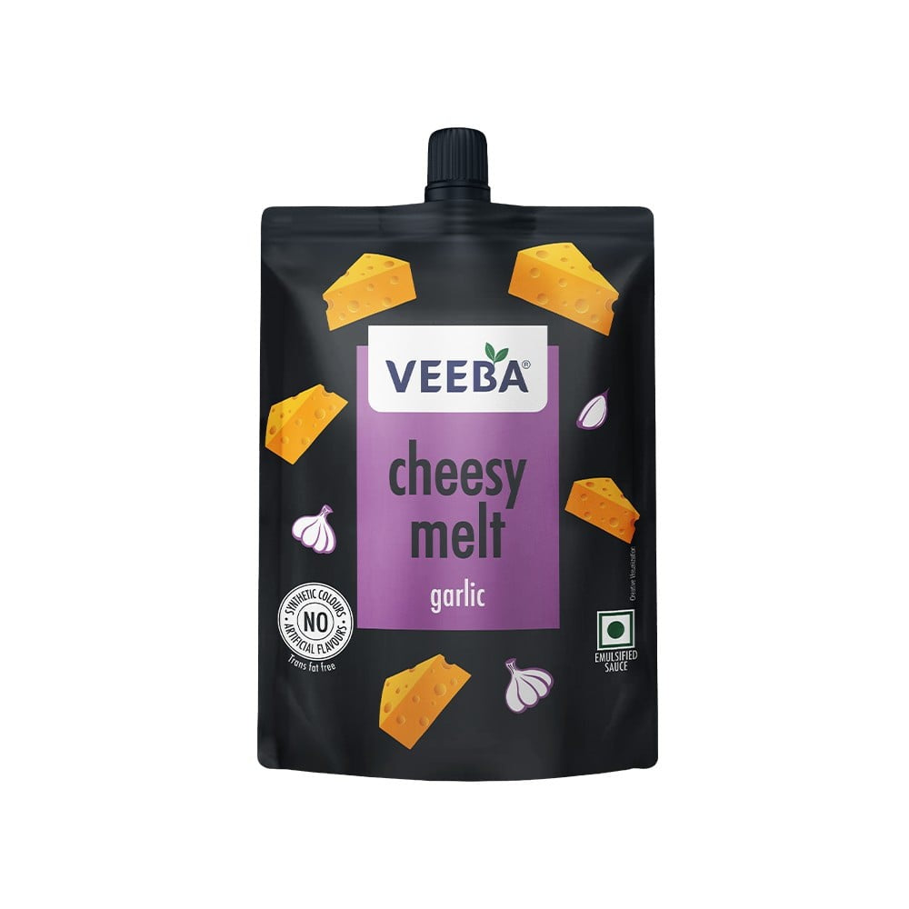Veeba Cheesy Melt Garlic Spread : 200 g