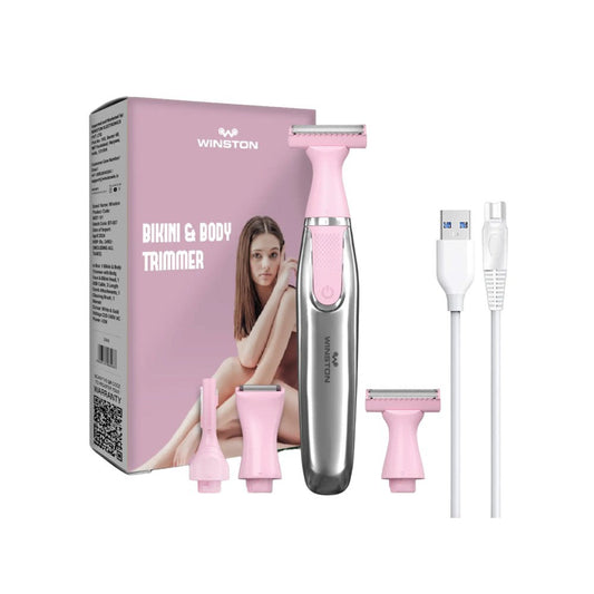 Winston 3 in 1 Bikini Female Body Trimmer (Pink) : 1 unit