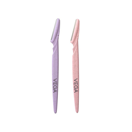 Vega Smooth Eyebrow Shaper & Face Razor : 2 pcs