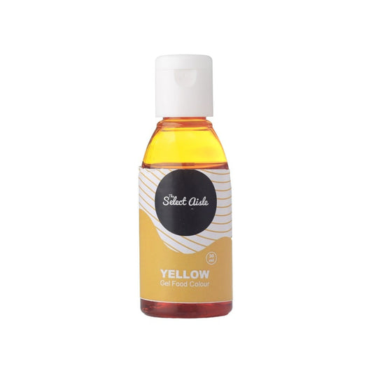 The Select Aisle Yellow Gel Food Colour : 30 ml