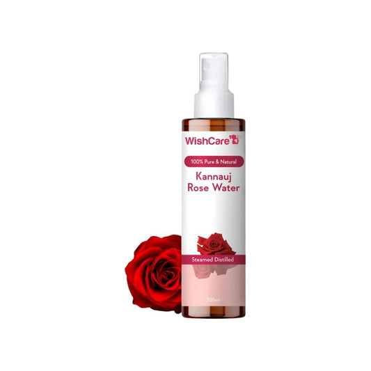 Wishcare 100% Pure Kannauj Rose Water Spray : 200 ml