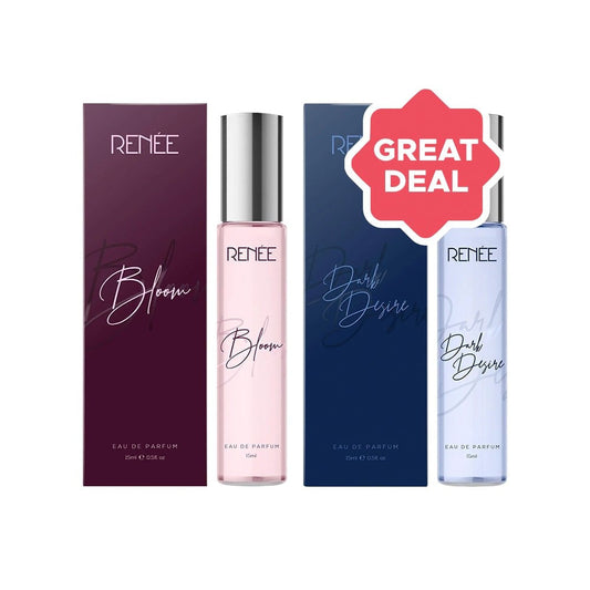 Renee Eau de Parfum (Bloom) + Eau de Parfum (Dark Desire) Combo : 15 ml + 15 ml
