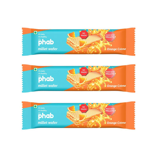 Phab Orange Creme Millet Wafer : 3 x 30 g