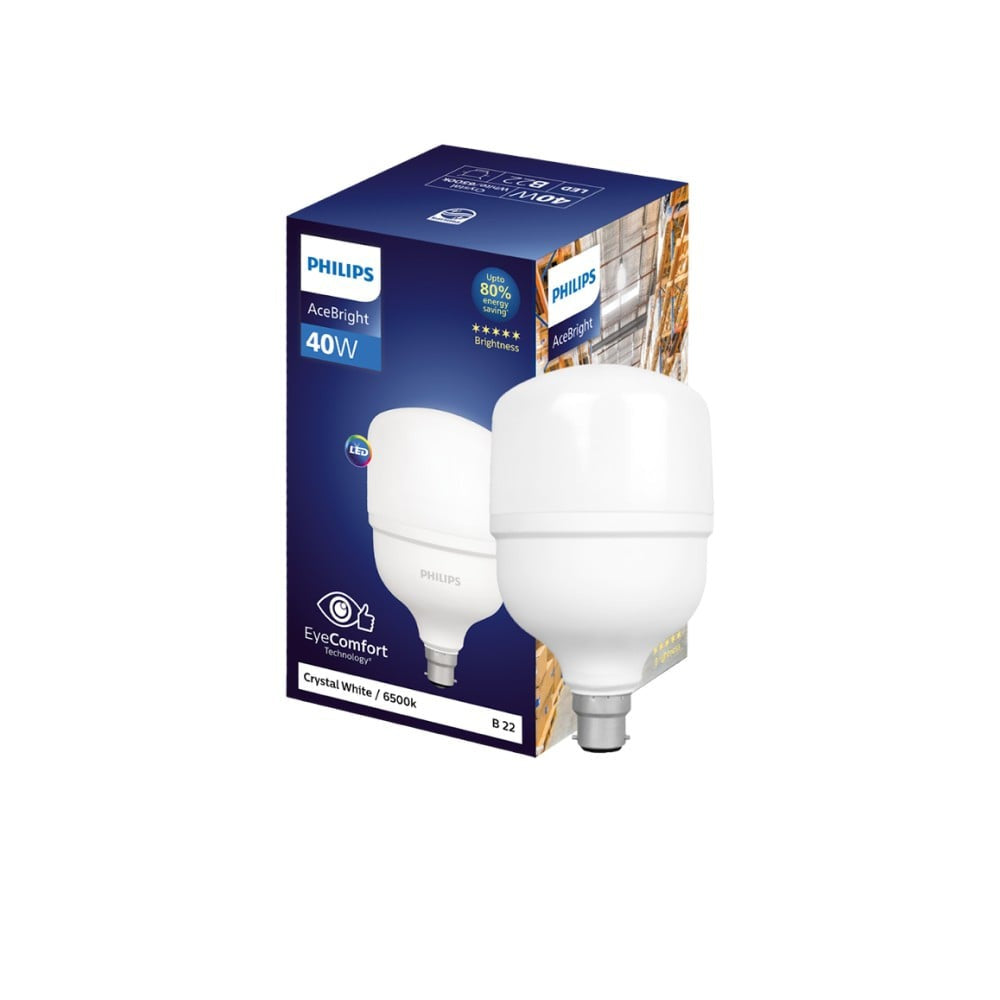 Philips AceBright 40W LED Bulb (Crystal White) : 1 unit