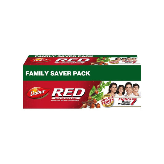 Dabur Red Herbal Toothpaste - Family Saver Pack : 500 g