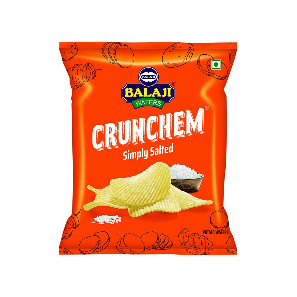 Balaji Crunchem Simply Salted Wafers : 135 g
